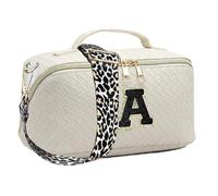Humdcdy Beauty case da viaggio da donna, grande capacità, borsa per cosmetici | borsa da toilette in tessuto classificato per donne sua madre damigella d'onore, bianco, Refer to description, Unisex