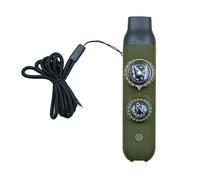 Humdcdy Bussola 7 in 1 con fischietto, luce LED da campeggio, per escursionisti, escursionismo, campeggio, corsa, canottaggio, donne e uomini, zaino in spalla, alpinismo, viaggi su strada, fauna