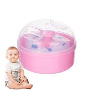 Humdcdy Soffio di cipria per bambini, soffio di cipria e contenitore per il corpo - Applicatore per piumino da cipria per bambini - Kit piumino dopobagno per bambini per cipria in polvere sfusa