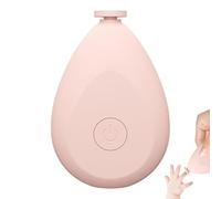 Humdcdy Tagliaunghie elettrico Baby - Tagliaunghie per bambini, con 4 testine di macinazione, forma di goccia, forbici per unghie, per bambini adulti, cura, lucidatura e rifinitura, funzionamento