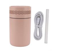 Humidificatore colorato USB Night Night Night Light Mini Desktop Car Humidifier Operation Silent Capacità 250 ml per il dormitorio per ufficio camera da letto Materiale (Rosa)