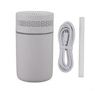 Humidificatore colorato USB Night Night Night Light Mini Desktop Car Humidifier Operation Silent Capacità 250 ml per il dormitorio per ufficio camera da letto Materiale (Bianco)
