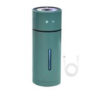 Humidifier, Pet Diffuser, 7.09x2.83 Inches Quiet Rechargeable Mist Spray, Dog Air Moisturizer for Travel Desk Home Nursery Use, Baby Plants Indoor, Power Outlets, White