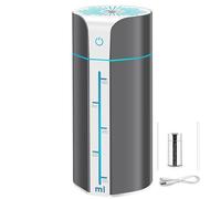 Humidifier Plants, USB Air Diffuser with LED Light, 3.94x3.94x8.86 inches, Auto Shut-Off Moisture Machine, Indoor Nursery Mist Maker, Small Room Vaporizer for RV, Car, Bathroom