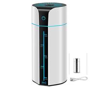 Humidifier Plants, USB Air Diffuser with LED Light, 3.94x3.94x8.86 inches, Auto Shut-Off Moisture Machine, Indoor Nursery Mist Maker, Small Room Vaporizer for RV, Car, Bathroom