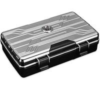 Humidor da viaggio for sigari impermeabile for scatola di sigari for 10 sigari - Igrometro e umidificatore integrati /700/728 (Color : B)