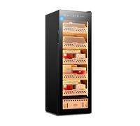 Humidor Elettrico del Sigaro con Riscaldamento e Raffreddamento avanzati, capacità 138L per Un Maggio di 1000 sigari, cassetti di Cedro spagnoli per Un Sapore potenziato, Funzionamento Silenzioso per