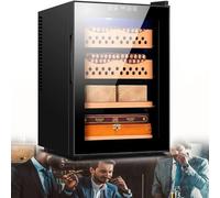 Humidor elettronico per sigari con display touch e regolazione dell'umidità, capacità 50 l, per la conservazione e la conservazione dei sigari