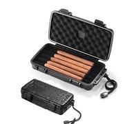 Humidor Per Sigari Da Viaggio,Scatola Per Sigari Portatile In Plastica Con Disco Umidificatore,Portasigari Piccolo Può Contenere 4-5 Sigari,Impermeabile,Chiusura Ermetica, I Migliori Regali Per Uomo
