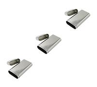 Humidor Portasigarette in Acciaio Inossidabile da 3 Pezzi Contenitore for Tè Tubo in Fibra di Carbonio Custodia Portatile Porta Tubo Porta Ciggerate Tacchi di Ricambio for Tubi for Stivali Tasca Custo