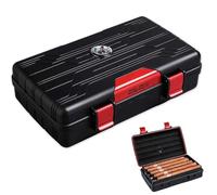 Humidor portatile for sigari, gadget super leggero, scatola da viaggio, regalo, con umidificatore e igrometro