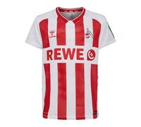 hummel 1. FC Köln Trikot Home 2025/2026 Kids Bianco Bianco Rosso 12 (152) Bambini