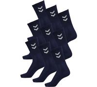 hummel Calzini sportivi unisex Basic - Confezione da 12, Blu marino (7026), 36-40