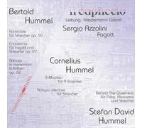 HUMMEL,BERTOLD / HUMMEL,CORNELIUS; STEFAN DAVID Concertino for Bassoon & S (CD)