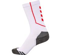 Oterra A/S Hmlpro-Calze da Allenamento Basse Calzini, Bianco/Rosso, 39-42 Unisex-Adulto