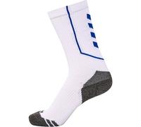 Oterra A/S Hmlpro-Calze da Allenamento Basse Calzini, Bianco/True Blue, 47-50 Unisex-Adulto