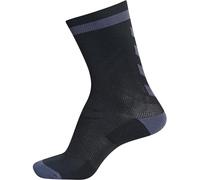 hummel Calzini unisex Elite indendørs Sok lav, nero/asphalt, 39-42 EU