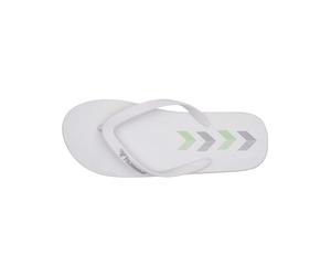 hummel Chevron Flip Flop Athleisure Sandali e Scarpe da Pooch con Traspirante, bianco, 36 EU