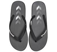hummel Chevron Flip Flop Athleisure Sandali e Scarpe da Pooch con Traspirante, Nero, 37 EU