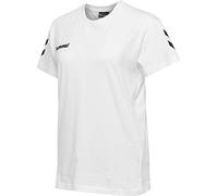 hummel Cotone Hmlgo Maglietta, Donna, Bianco, XXL