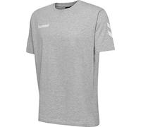 hummel Cotone Hmlgo Maglietta, Uomo, Grigio (Melange), M
