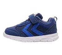 hummel Crosslite Neonato, Scarpe da Ginnastica Unisex-Bimbi 0-24, Abito Blu, 19 EU