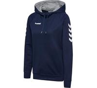 hummel Felpa con Cappuccio da Donna Go Cotton 203510, Blu Marino, S