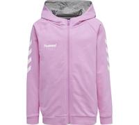 hummel, Felpa con Cappuccio Unisex per Bambini Hmlgo Kids Cotton Zip Hoodie Orchidea 176