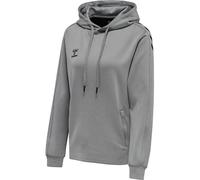 Felpa da donna in poliestere con cappuccio Hummel Core XK Gris L