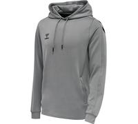 Hummel Felpa Unisex Hmlcore Xk Poly Sweat con Cappuccio, Unisex - Adulto, Maglia di Tuta, 211482, Grigio, XL