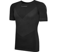 hummel First Seamless Jersey S/S - Maglia da Divisa Sportiva da Uomo Jersey, Uomo, Nero, M/L