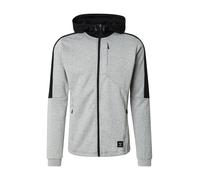 Hummel Giacca di felpa sportiva 'TROPPER' grigio / nero Uomo Hummel M grigio / nero