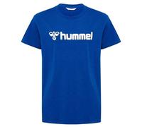hummel Go 2.0 - Maglietta con Logo per Bambini, Colore: Blu, 8 (128)