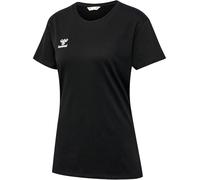 hummel Go 2.0 - Maglietta Sportiva da Donna, a Maniche Corte, per Sport, Fitness e Tempo Libero, Maglietta Basic in 100% Cotone Biologico, Materiale Elastico, Scollo Rotondo