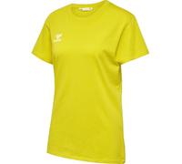 hummel Go 2.0 - Maglietta Sportiva da Donna, a Maniche Corte, per Sport, Fitness e Tempo Libero, Maglietta Basic in 100% Cotone Biologico, Materiale Elastico, Scollo Rotondo