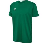 hummel Go 2.0 - Maglietta Sportiva da Uomo a Maniche Corte, per Fitness, Sport e Tempo Libero, in 100% Cotone Biologico, vestibilità Comoda, Tessuto Jersey Elasticizzato e Girocollo