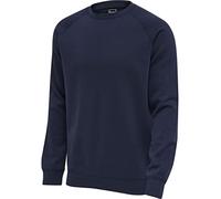 hummel HML - Felpa Classica, Colore Rosso, Blu Navy, Taglia 5XL