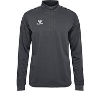 hummel hmlAUTENTICA Felpa con Mezza Zip, Maglia di Tuta Uomo, Asfalto, 2XL