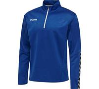 hummel hmlAUTENTICA Felpa con Mezza Zip Unisex-Bambini e Ragazzi, Vero Blu, 176