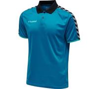 Hummel Authentic Functional Short Sleeve Polo Blu S Uomo