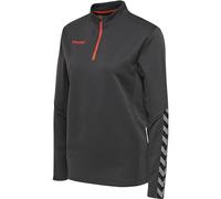 Hummel Felpa da donna hmlAUTHENTIC demi-zip Grigio S