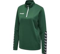 Felpa con zip a metà da donna Hummel hmlAUTHENTIC Vert XS