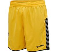 hummel Hmlauthentic Pantaloncini Sportivi, Uomo, Giallo/Nero, S