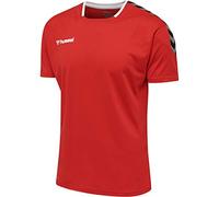 Hummel Authentic Poly Short Sleeve T-shirt Rosso M Uomo