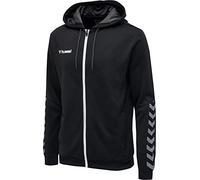 hummel hmlAUTHENTIC Poly Zip Hoodie Color: Black/White_Talla: S
