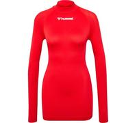 hummel, hmlBL Comfort 2.0 - tè da Mockneck L/S, Colore: Rosso, M