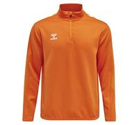 Hummel Felpa hmlCORE XK Mezza Zip Poliestere Arancione S Uomo/Donna
