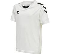 hummel hmlCORE XK Poly Jersey S/S Kids T-Shirt, Bianco, 164 Bambini Unisex