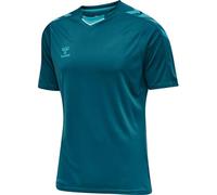 hummel hmlCORE XK Poly Jersey S/S T-Shirt, Blue Coral, S Uomo
