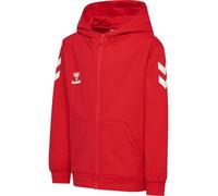 Hummel, hmlGO 2.0 Chevron - Felpa con cappuccio da bambino, colore: rosso reale